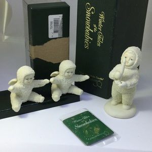 SNOWBABIES Just One Little Candle AND 2 Ornaments